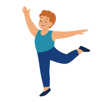 Adult dance class